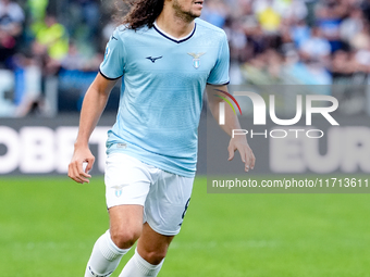 Matteo Guendouzi of SS Lazio during the Serie A Enilive match between SS Lazio and Genoa CF at Stadio Olimpico on October 27, 2024 in Rome,...