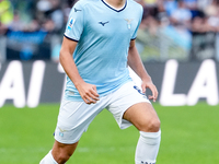 Matteo Guendouzi of SS Lazio during the Serie A Enilive match between SS Lazio and Genoa CF at Stadio Olimpico on October 27, 2024 in Rome,...