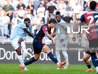 Nuno Tavares of SS Lazio during the Serie A Enilive match between SS Lazio and Genoa CF at Stadio Olimpico on October 27, 2024 in Rome, Ital...