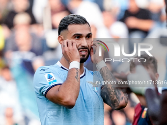 Taty Castellanos of SS Lazio looks dejected during the Serie A Enilive match between SS Lazio and Genoa CF at Stadio Olimpico on October 27,...