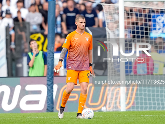 Ivan Provedel of SS Lazio during the Serie A Enilive match between SS Lazio and Genoa CF at Stadio Olimpico on October 27, 2024 in Rome, Ita...