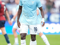 Boulaye Dia of SS Lazio looks on during the Serie A Enilive match between SS Lazio and Genoa CF at Stadio Olimpico on October 27, 2024 in Ro...