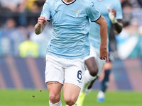 Nicolo' Rovella of SS Lazio during the Serie A Enilive match between SS Lazio and Genoa CF at Stadio Olimpico on October 27, 2024 in Rome, I...