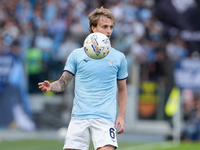 Nicolo' Rovella of SS Lazio during the Serie A Enilive match between SS Lazio and Genoa CF at Stadio Olimpico on October 27, 2024 in Rome, I...