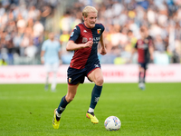 Morten Thorsby of Genoa CFC during the Serie A Enilive match between SS Lazio and Genoa CF at Stadio Olimpico on October 27, 2024 in Rome, I...