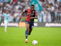 David Ankeye of Genoa CFC during the Serie A Enilive match between SS Lazio and Genoa CF at Stadio Olimpico on October 27, 2024 in Rome, Ita...