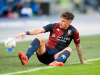 Andrea Pinamonti of Genoa CFC looks dejected during the Serie A Enilive match between SS Lazio and Genoa CF at Stadio Olimpico on October 27...