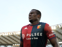 David Ankeye of Genoa CFC looks dejected during the Serie A Enilive match between SS Lazio and Genoa CF at Stadio Olimpico on October 27, 20...