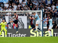 Matias Vecino of SS Lazio scores third goal during the Serie A Enilive match between SS Lazio and Genoa CF at Stadio Olimpico on October 27,...