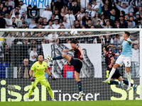 Matias Vecino of SS Lazio scores third goal during the Serie A Enilive match between SS Lazio and Genoa CF at Stadio Olimpico on October 27,...