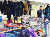 Tie and dye clothes and other crafts produced by the trainees of the Vocational Training Centre, Federal Nigeria Society for the Blind, are...