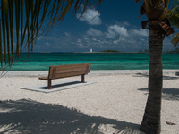 Beaches in Nassau, Bahamas, are known for white coral sands (