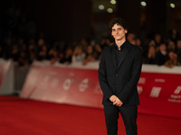 Antonio Banno attends the ''Vita Da Carlo Terza Stagione'' red carpet during the 19th Rome Film Festival at Auditorium Parco Della Musica in...