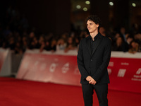 Antonio Banno attends the ''Vita Da Carlo Terza Stagione'' red carpet during the 19th Rome Film Festival at Auditorium Parco Della Musica in...