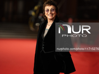 Gianna Nannini attends the ''Vita Da Carlo Terza Stagione'' red carpet during the 19th Rome Film Festival at Auditorium Parco Della Musica i...