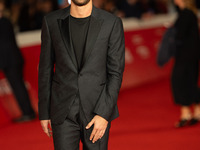 Filippo Contri attends the ''Vita Da Carlo Terza Stagione'' red carpet during the 19th Rome Film Festival at Auditorium Parco Della Musica i...