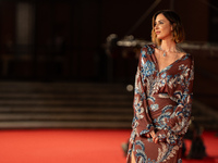 Ema Stokholma attends the ''Vita Da Carlo Terza Stagione'' red carpet during the 19th Rome Film Festival at Auditorium Parco Della Musica in...