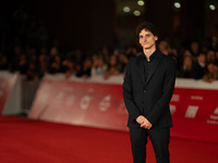 Antonio Banno attends the ''Vita Da Carlo Terza Stagione'' red carpet during the 19th Rome Film Festival at Auditorium Parco Della Musica in...