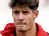 Alessandro Zanoli of Genoa CFC looks on during the Serie A Enilive match between SS Lazio and Genoa CF at Stadio Olimpico on October 27, 202...