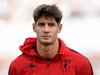 Alessandro Zanoli of Genoa CFC looks on during the Serie A Enilive match between SS Lazio and Genoa CF at Stadio Olimpico on October 27, 202...