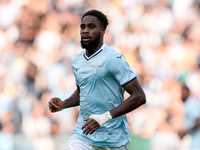 Boulaye Dia of SS Lazio looks on during the Serie A Enilive match between SS Lazio and Genoa CF at Stadio Olimpico on October 27, 2024 in Ro...