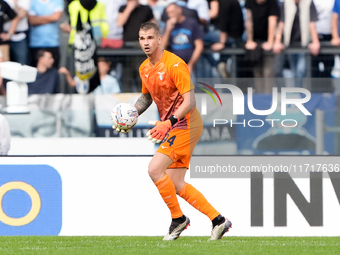 Ivan Provedel of SS Lazio during the Serie A Enilive match between SS Lazio and Genoa CF at Stadio Olimpico on October 27, 2024 in Rome, Ita...