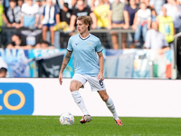 Nicolo' Rovella of SS Lazio during the Serie A Enilive match between SS Lazio and Genoa CF at Stadio Olimpico on October 27, 2024 in Rome, I...