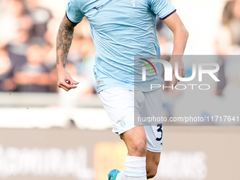 Mario Gila of SS Lazio during the Serie A Enilive match between SS Lazio and Genoa CF at Stadio Olimpico on October 27, 2024 in Rome, Italy....