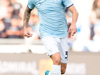 Mario Gila of SS Lazio during the Serie A Enilive match between SS Lazio and Genoa CF at Stadio Olimpico on October 27, 2024 in Rome, Italy....