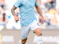 Mario Gila of SS Lazio during the Serie A Enilive match between SS Lazio and Genoa CF at Stadio Olimpico on October 27, 2024 in Rome, Italy....