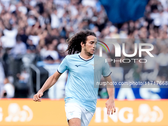 Matteo Guendouzi of SS Lazio during the Serie A Enilive match between SS Lazio and Genoa CF at Stadio Olimpico on October 27, 2024 in Rome,...