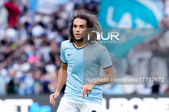 Matteo Guendouzi of SS Lazio during the Serie A Enilive match between SS Lazio and Genoa CF at Stadio Olimpico on October 27, 2024 in Rome,...