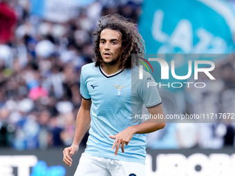 Matteo Guendouzi of SS Lazio during the Serie A Enilive match between SS Lazio and Genoa CF at Stadio Olimpico on October 27, 2024 in Rome,...