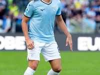 Matteo Guendouzi of SS Lazio during the Serie A Enilive match between SS Lazio and Genoa CF at Stadio Olimpico on October 27, 2024 in Rome,...