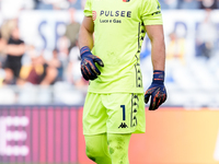 Nicola Leali of Genoa CFC during the Serie A Enilive match between SS Lazio and Genoa CF at Stadio Olimpico on October 27, 2024 in Rome, Ita...