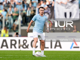 Gil Patric of SS Lazio during the Serie A Enilive match between SS Lazio and Genoa CF at Stadio Olimpico on October 27, 2024 in Rome, Italy....