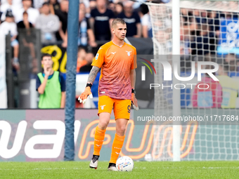 Ivan Provedel of SS Lazio during the Serie A Enilive match between SS Lazio and Genoa CF at Stadio Olimpico on October 27, 2024 in Rome, Ita...