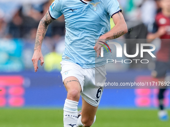 Nicolo' Rovella of SS Lazio during the Serie A Enilive match between SS Lazio and Genoa CF at Stadio Olimpico on October 27, 2024 in Rome, I...