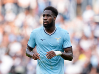 Boulaye Dia of SS Lazio looks on during the Serie A Enilive match between SS Lazio and Genoa CF at Stadio Olimpico on October 27, 2024 in Ro...