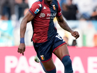 Brooke Norton-Cuffy of Genoa CFC during the Serie A Enilive match between SS Lazio and Genoa CF at Stadio Olimpico on October 27, 2024 in Ro...