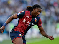 Brooke Norton-Cuffy of Genoa CFC during the Serie A Enilive match between SS Lazio and Genoa CF at Stadio Olimpico on October 27, 2024 in Ro...