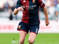 Morten Thorsby of Genoa CFC during the Serie A Enilive match between SS Lazio and Genoa CF at Stadio Olimpico on October 27, 2024 in Rome, I...