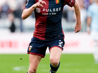 Morten Thorsby of Genoa CFC during the Serie A Enilive match between SS Lazio and Genoa CF at Stadio Olimpico on October 27, 2024 in Rome, I...