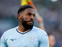 Nuno Tavares of SS Lazio looks on during the Serie A Enilive match between SS Lazio and Genoa CF at Stadio Olimpico on October 27, 2024 in R...