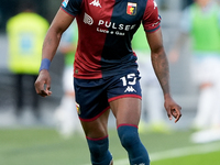 Brooke Norton-Cuffy of Genoa CFC during the Serie A Enilive match between SS Lazio and Genoa CF at Stadio Olimpico on October 27, 2024 in Ro...