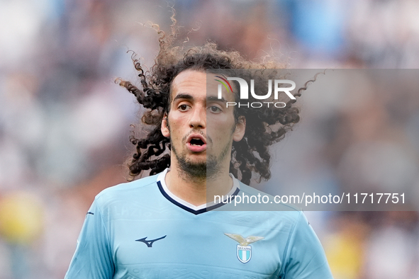 Matteo Guendouzi of SS Lazio during the Serie A Enilive match between SS Lazio and Genoa CF at Stadio Olimpico on October 27, 2024 in Rome,...