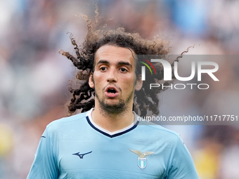 Matteo Guendouzi of SS Lazio during the Serie A Enilive match between SS Lazio and Genoa CF at Stadio Olimpico on October 27, 2024 in Rome,...