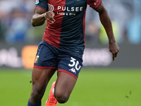 David Ankeye of Genoa CFC during the Serie A Enilive match between SS Lazio and Genoa CF at Stadio Olimpico on October 27, 2024 in Rome, Ita...