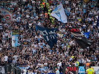 Lazio supporters during the Serie A Enilive match between SS Lazio and Genoa CF at Stadio Olimpico on October 27, 2024 in Rome, Italy. (