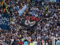 Lazio supporters during the Serie A Enilive match between SS Lazio and Genoa CF at Stadio Olimpico on October 27, 2024 in Rome, Italy. (